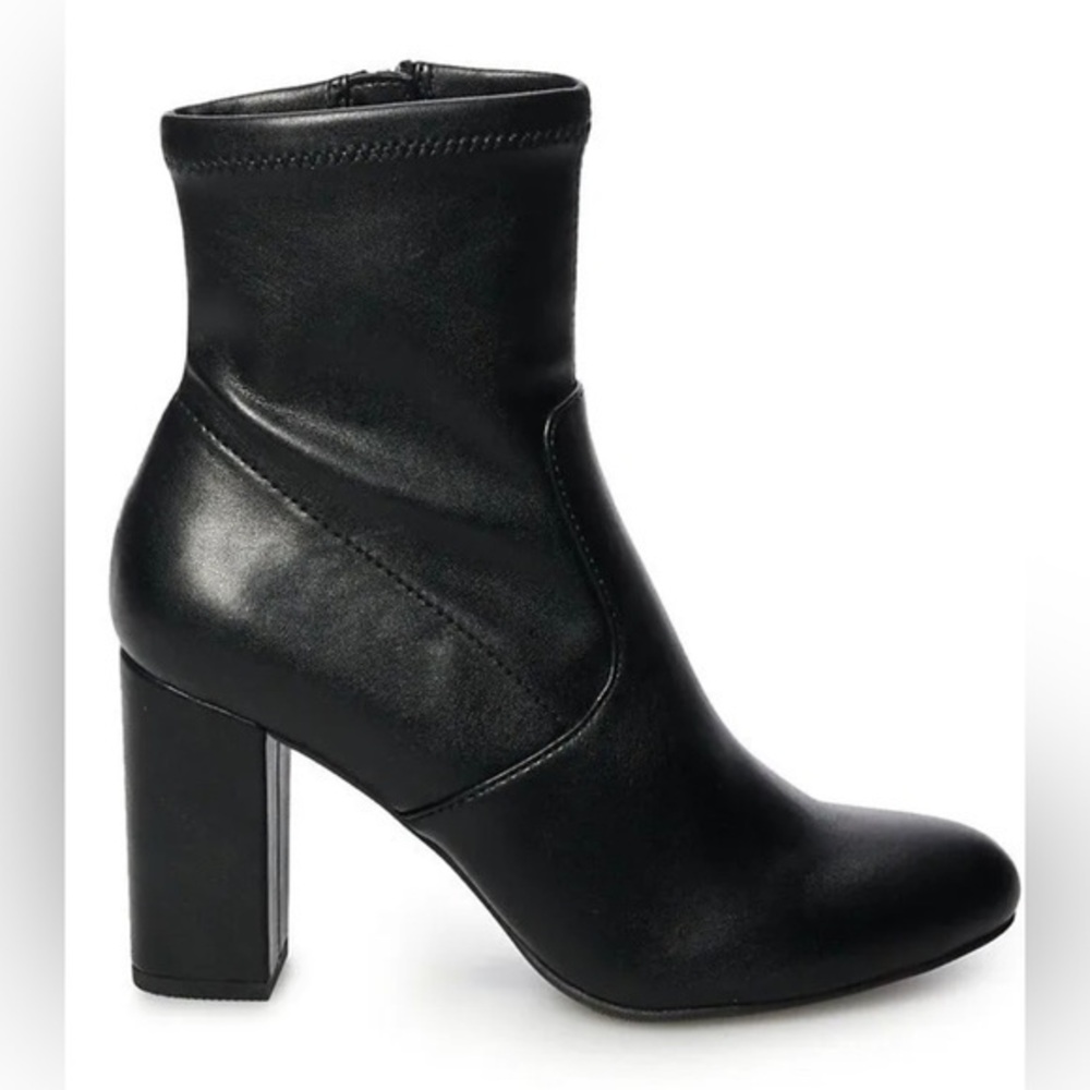 Madden NYC Black Casual Ankle Boots